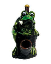 Smoking Fat Bull Frog Handmade Tobacco Smoking Hand Pipe Smoker Bullfrog Animals picture