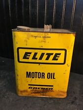 Vintage Elite Motor Oil 2 Gallon Empty Can  picture