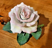 Lenox Garden Fine Porcelain Figurine Tea Rose Pink Hand Painted Flower no box picture