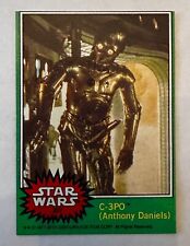 1977 ERROR Star Wars card GOLDENROD C-3PO Anthony Daniels Topps Star Wars #207 picture