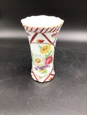 Vintage Elios H&F Porcelain Hand Painted Vase 5.5