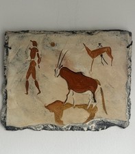 Decorative Stone Wall Slate Cave Art Plaque picture