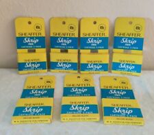 Vintage IN BOX Sheaffer SKRIP INK Cartridge 5-Pack Deluxe Black 7 Boxes TL picture