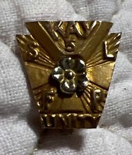 Vintage 14k Yellow Gold Unity Award Brooch-Pin 1.9g picture