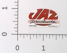 Vintage Jaz Products Racing Fuel Cell Seat Santa Paula CA Hot Rod Sticker Decal picture