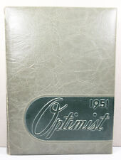 Vintage 1951 Middletown High School Yearbook Middletown Ohio- The Optimist picture