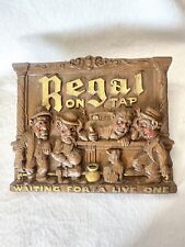 💥Rare Vintage ~ Regal on Tap Beer Sign ~ Detroit Michigan 1930’s picture