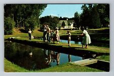 Paris MI-Michigan, Fish Hatchery, Vintage Postcard picture