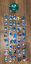 1978 Peyo vintage smurf figurines lot of 40 with House picture