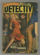 Private Detective Stories Pulp Mar 1943 Vol. 12 #4 GD 2.0 picture