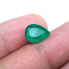 Top Zambian Emerald Pear Shape 3.20 Crt Attractive Green Faceted Loose Gemstone picture
