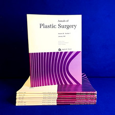 Pediatric Plastic Surgery Annals of Plastic Surgery Lot of 8 Magazines 1997 picture
