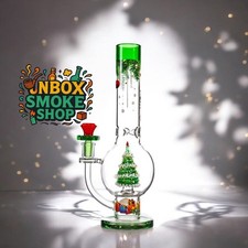 Toxic 12" Christmas Tree Water Pipe High Quality Glass T96 picture