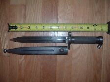 VINTAGE SWEDISH EJAB 1896 MAUSER BAYONET SINGLE EDGED CHANNELLED BLADE No 179 picture