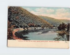 Postcard Looking Up the Gap from Mt. Minsi Bathing Beach Delaware Water Gap picture