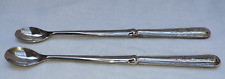 Set of 2 Vintage PIERRE SMIRNOFF Cocktail Stirrer Spoon Silver-Plated 8 3/4” picture