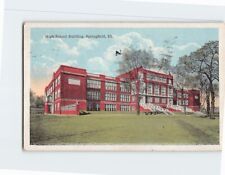 Postcard High School Building Springfield Illinois USA picture