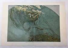 1946 print ~ GREAT TIDAL BIRD WAVES OF THE FALL MIGRATION picture