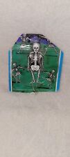 Vintage Halloween Jointed Dancing Skeleton Halloween Pull String Toy 3