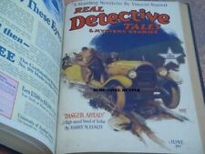 1927 REAL DETECTIVE TALES VERY SCARCE 5 FINE BOUND ISSUES A MOST ELUSIVE SERIES picture