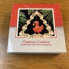 Hallmark 1988 Christmas Cardinal Bird Tree Twirl-About Ornament picture