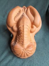 Vintage 1970s Fired Clay Large Lobster Mold El Camino Products 11x7.5 picture