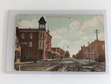 Vintage 1908 Main Street Corvallis OR Postcard One Cent Benjamin Franklin picture