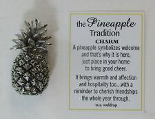 O1 THE PINEAPPLE TRADITION Pocket FIGURINE CHARM housewarming infertility Ganz picture