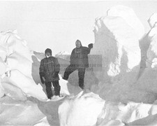 SHACKLETON AND WILD IN ANTARCTIC ICE SHEET EXPEDITION 1917 8X10 PHOTO picture