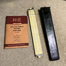 Vintage Keuffel & Esser K&E N4081-3 Log Log Duplex Decitrig Slide Ruler+manual picture