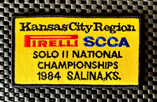 PIRELLI SCCA 1984 SOLO II KANSAS CITY REGION SEW ON PATCH 4 1/2
