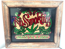 Vintage NO SMOKING UNLESS IT’S A JOINT Carnival MIRROR pot marijuana 70’s picture