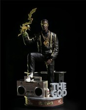Concrete Jungle Rakim Statue Figure Autographed picture