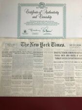 💎THE NEW YORK TIMES SAT SEP 24 1932 NEWSPAPER ROOSEVELT VINTAGE VALUABLE RARE💎 picture