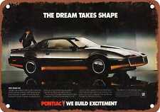 METAL SIGN - 1983 Pontiac Trans Am - Old Retro Rusty Look picture