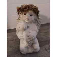 1993 Cast Art Dreamsicle Cherub Holding Lamb Figurine 5