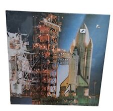 1982 Hail Columbia NASA Space Shuttle Jigsaw Puzzle New In Box 550 PC 18X24 VTG picture