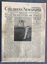 THE CHILDRENS NEWSPAPER 27TH JUNE 1936 ORIGINAL NEWSPAPER picture