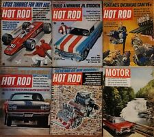 Group of 5 1968 Hot Rod Mags: Jan, Feb, March, April, May +Aug 1966 Motor Mag picture