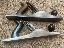 2 Antique Vintage Stanley Bailey No. 5 Type Smooth Bottom Plane picture