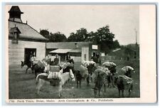 Boise Idaho ID Postcard Pack Train Arch Cunningham & Co Publishers 1905 Unposted picture