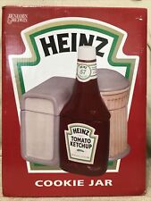 Heinz Tomato Ketchup Cookie Jar Retro 2002 Ceramic Retro Benjamin & Medwin NEW picture