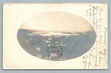 Sag Harbor RPPC Antique Hamptons Long Island Photo Postcard UDB Brooklyn 1904 picture