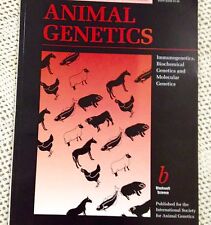 '98 Blackwell  Animal Genetic (3) Magazines  Biochemical Molecular Science Study picture