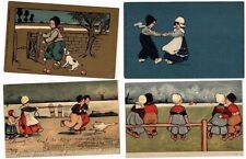 PARKINSON EHELD ARTIST SIGNED, FOLKLORE, CHILDREN, 13 Vintage Postcards (L5540) picture