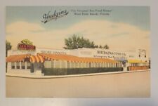 Vintage Postcard - Hudgins Famous Original Sea Food House, West Palm Beach, FL picture