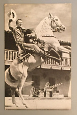 Vintage 1954  Roy Rogers & Trigger Hollywood Photo Postcard (E) picture
