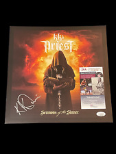 K. K. Downing KK's Priest Judas Priest Signed Autograph Record 12x12 Photo JSA picture