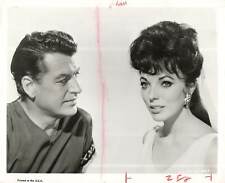 1960 Press Photo Younger Joan Collins Richard Egan Esther and the King Actors picture