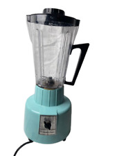 Blender Drink Mixer Shaped Turquoise  Working VTG 50 60 70 picture